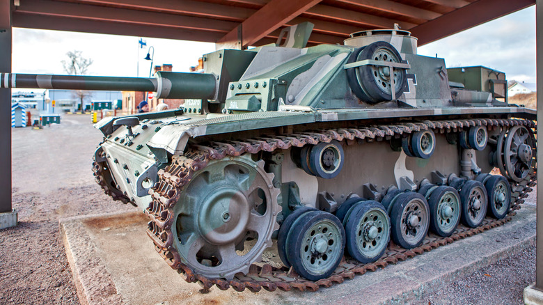 German StuG III on display