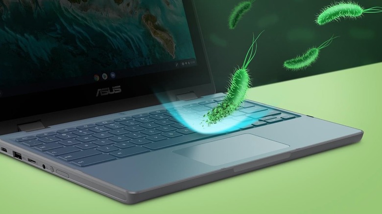 Antimicrobial Chromebook keyboard