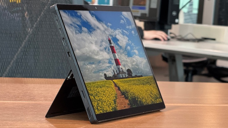 Asus ROG Flow Z13 on a table.