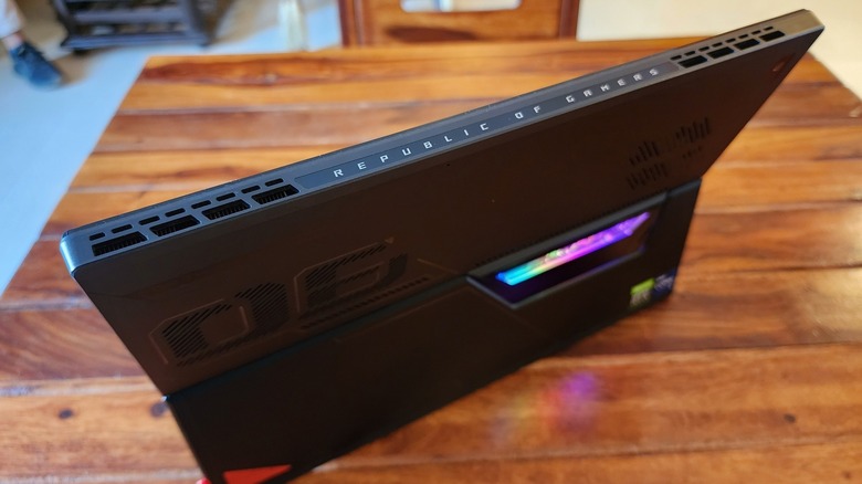 Heat vents at the top edge of the ROG Flow Z13