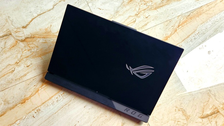 Top view of Asus ROG Strix Scar 17 