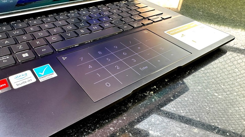 Asus ZenBook 14 OLED numpad