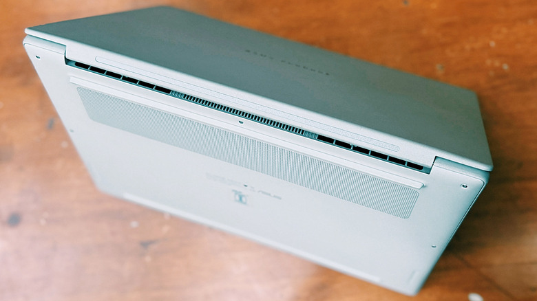 Rear vents on the Asus ZenBook A14.