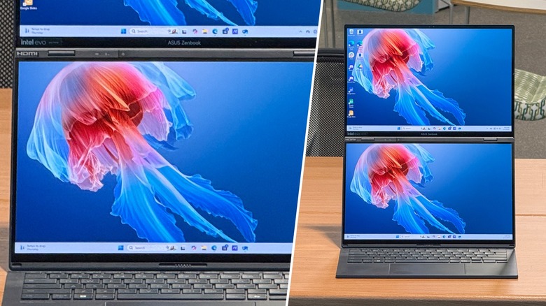 Asus Zenbook Duo on a table