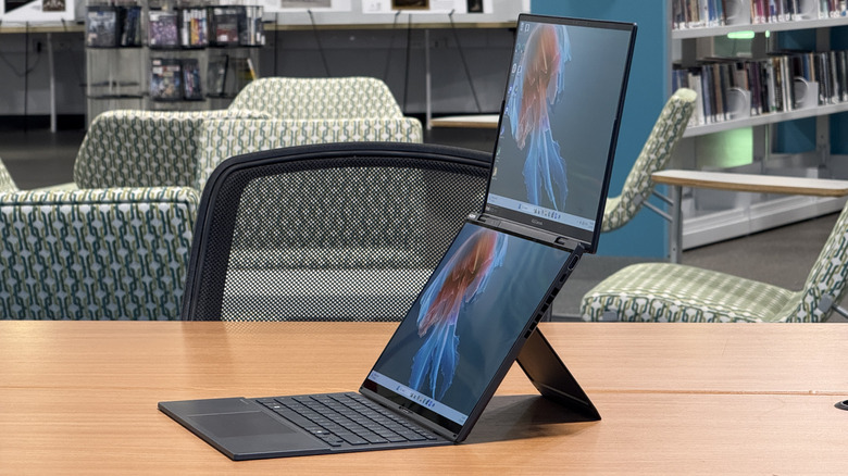 Asus Zenbook Duo on a table