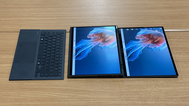 Asus Zenbook Duo on a table