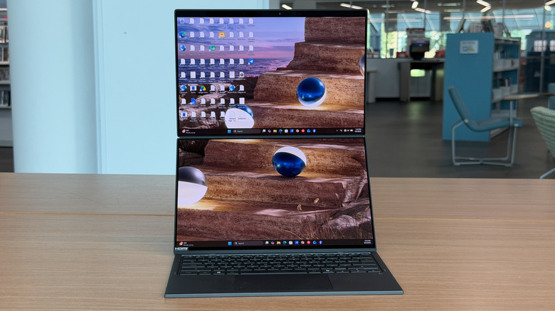Asus Zenbook Duo on a table