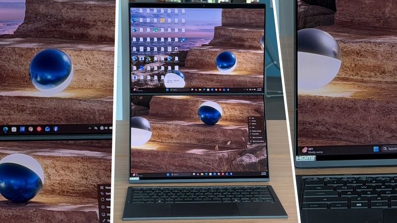 Asus Zenbook Duo on a table