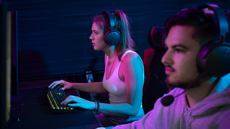 Gamers using Audeze Maxwell gaming headsets