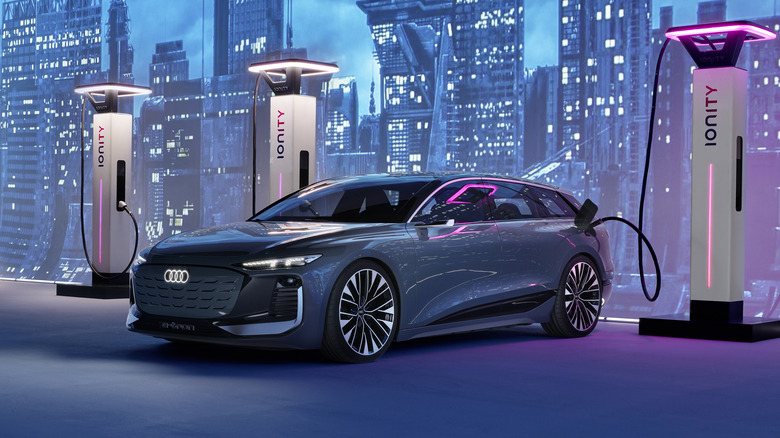 A6 Avant e-tron concept charging