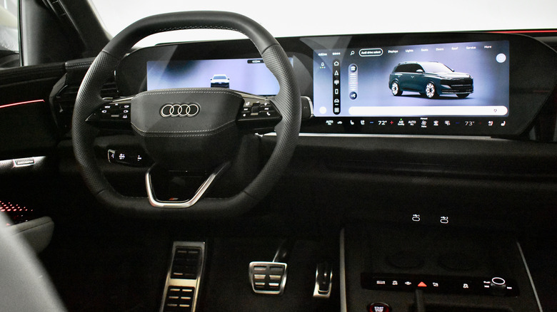 2027 Audi Q9 dashboard.