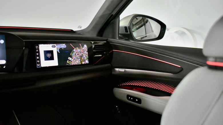 2027 Audi Q9 front passenger screen.