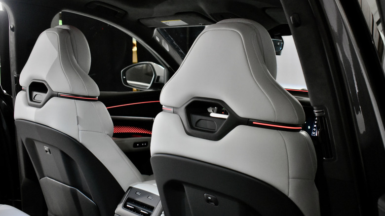 2027 Audi Q9 seat backs.