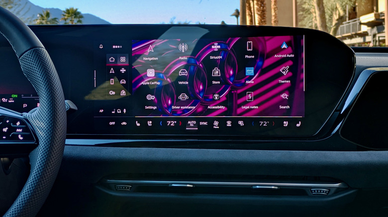 2026 Audi A6 TFSI touchscreen.