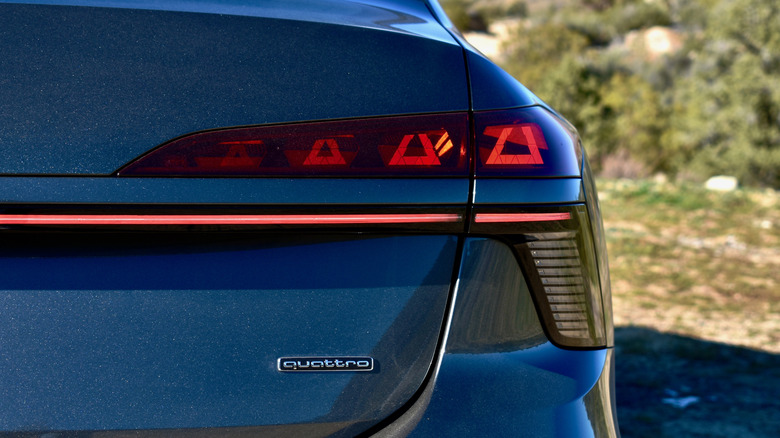 2026 Audi A6 TFSI taillight.