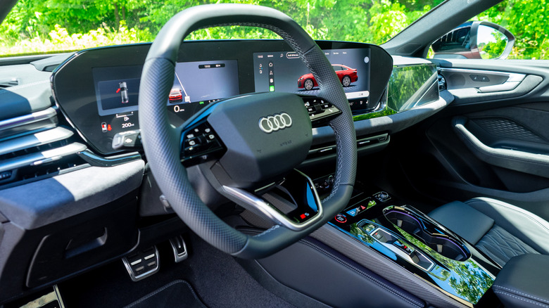 2026 Audi S5 dashboard and steering wheel