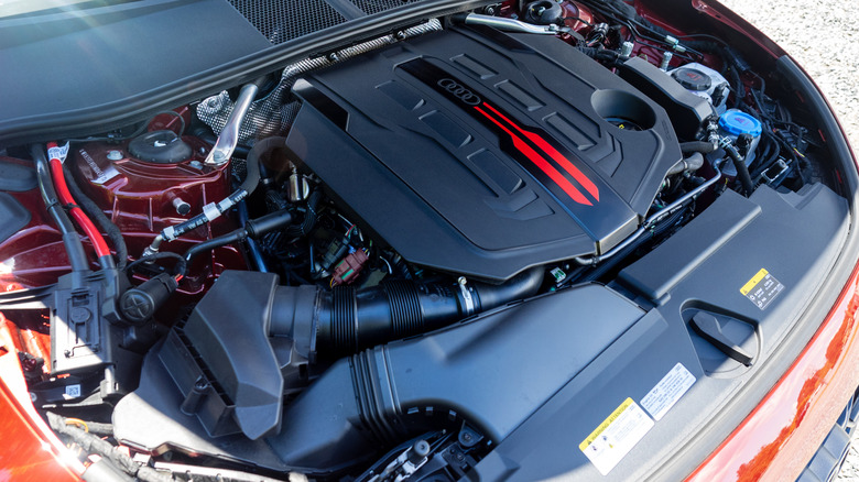2026 Audi S5 engine bay