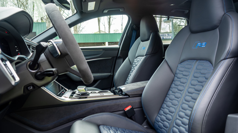 2026 Audi RS 6 Avant front seats as viewed from the driver's side