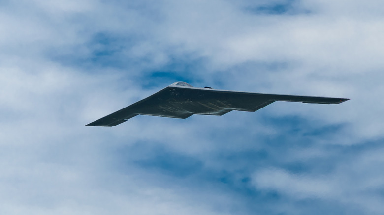 B-2 Spirit bomber flying