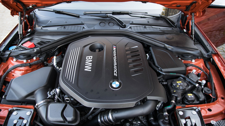 BMW b58 engine bay