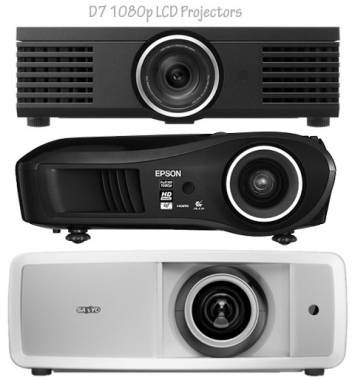 Battle of the affordable 1080p D7 LCD projectors