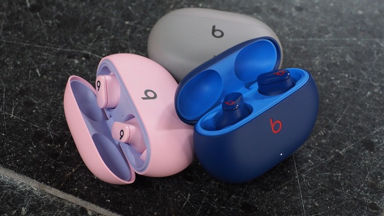  Beats Studio Buds Gray Blue Pink