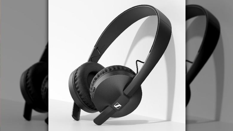 Sennheiser HD 250BT headphones on white photography background