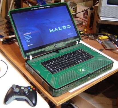 Xbox 360 Elite Halo Laptop