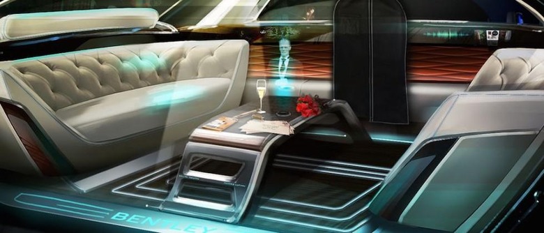 Bentley imagines holographic butler as the ultimate luxury in autonomous driving
