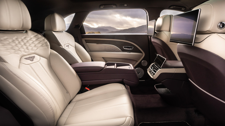Bentley Bentayga EWB rear seats