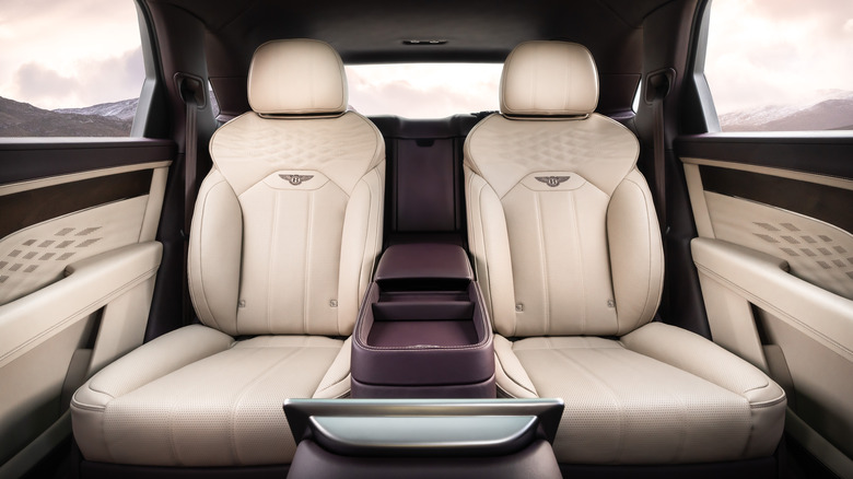 Bentley Bentayga EWB rear seats