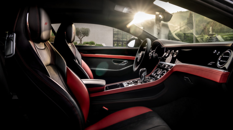 2023 Bentley Continental GT S black and red interiors