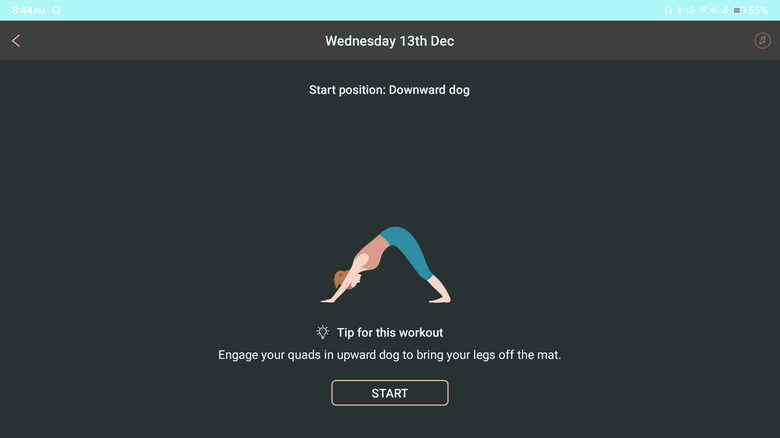 5 Minute Yoga sample daily session