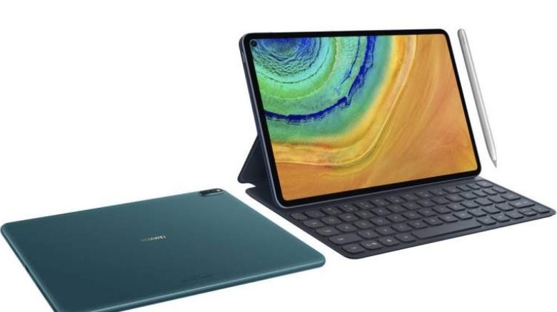 Huawei MatePad Pro open and closed 