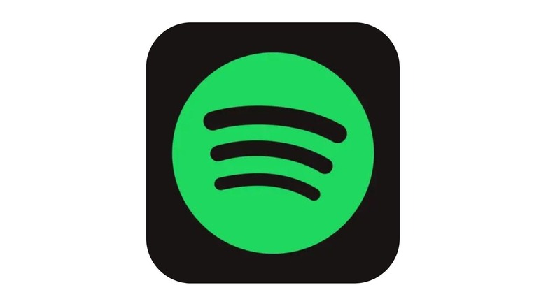 Green and black Spotify app logo