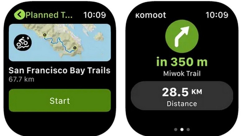 Komoot Screenshot
