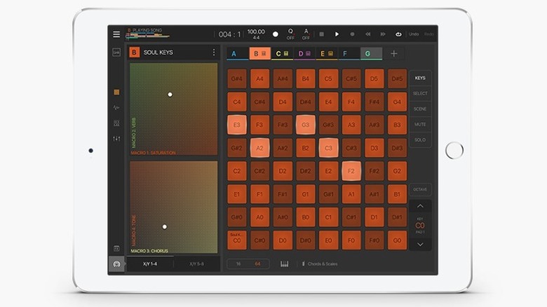 Beatmaker 3 running on iPad