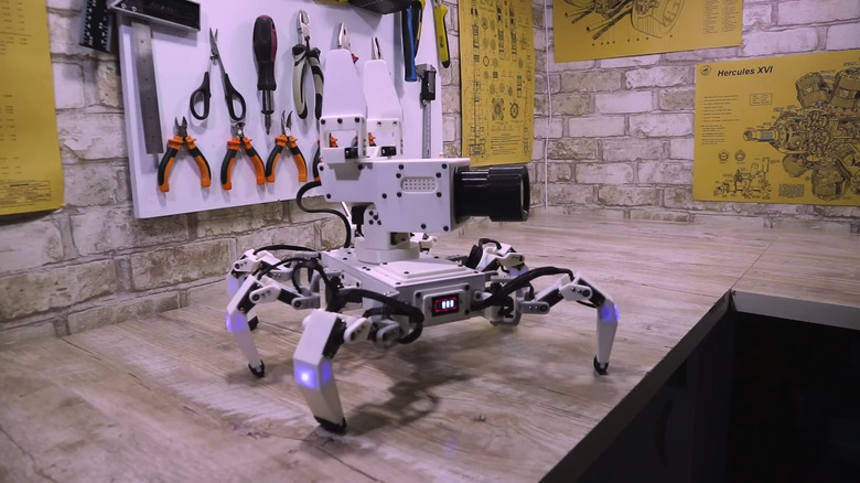 YouTube video of Arduino six-legged camera bot