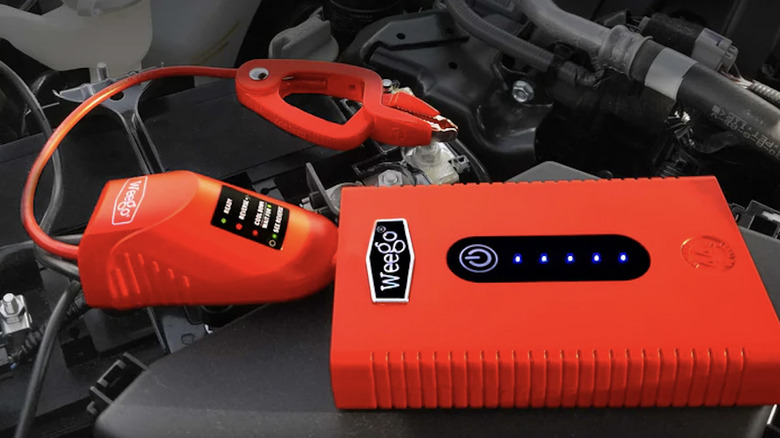 Weego 44S connected to battery