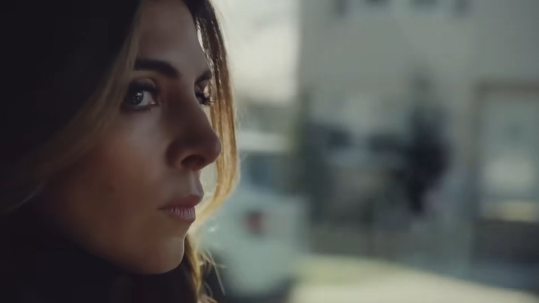 Jamie-Lynn Sigler driving