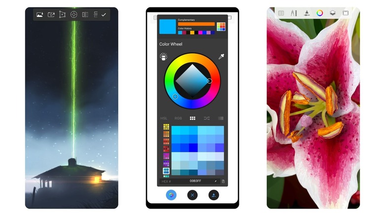 Sketchbook app screenshots from Google Play