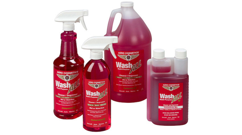 Aero Cosmetics Wash All lineup