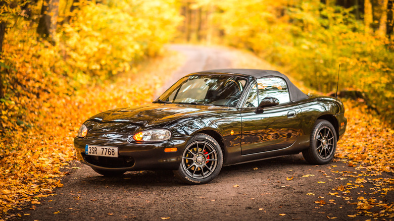 Mazda Miata shiny outdoors