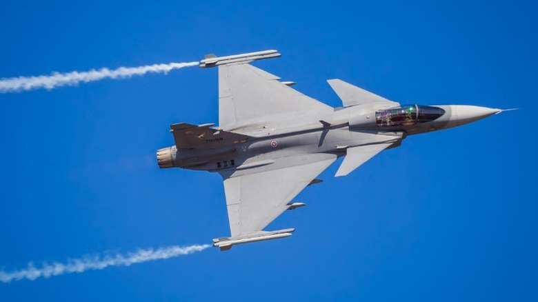 Saab JAS 39 Gripen in flight
