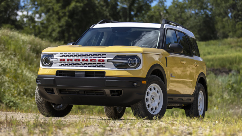 2023 Ford Bronco Sport Heritage Limited Edition Yellowstone Metallic color