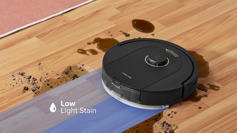 roborock q5 cleaning floor