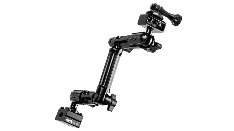 Headrest mount with white background