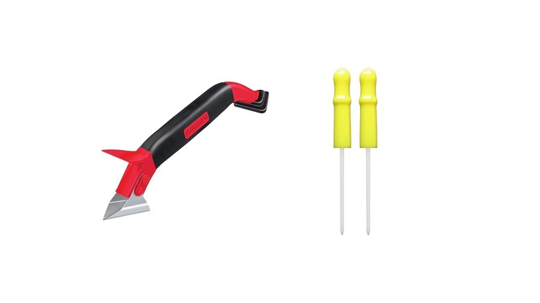 Allway 3-in-1 Caulk Tool and Caps Set