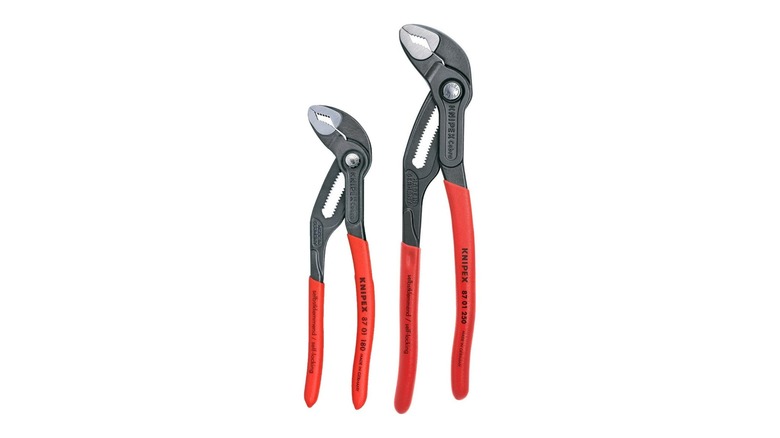 Knipex 7-1/4-Inch and 10-Inch Cobra Adjustable Pliers Set