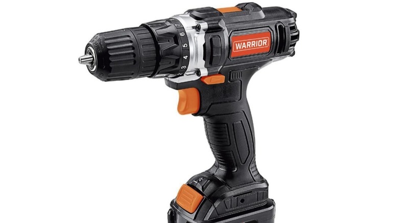 Warrior drill standing upright